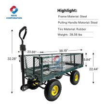 Heavy duty industrial Wagon trucks – Four wheel type