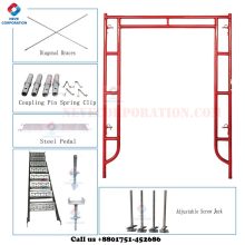 Galvanized frame scaffold H frame scaffolding Bangladesh